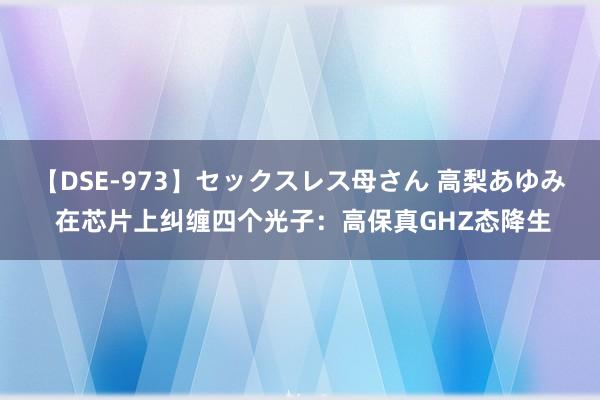 【DSE-973】セックスレス母さん 高梨あゆみ 在芯片上纠缠四个光子：高保真GHZ态降生