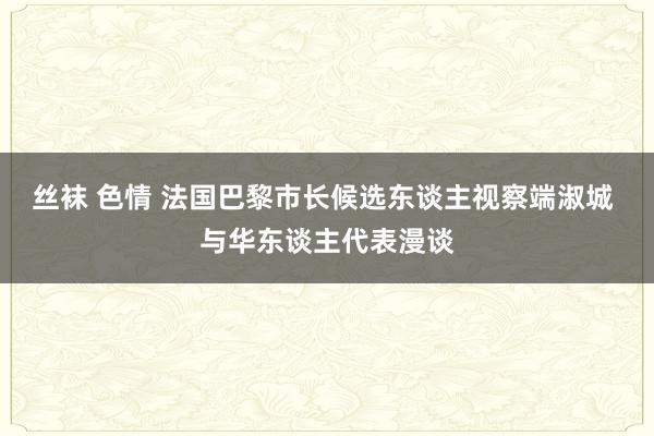 丝袜 色情 法国巴黎市长候选东谈主视察端淑城 与华东谈主代表漫谈